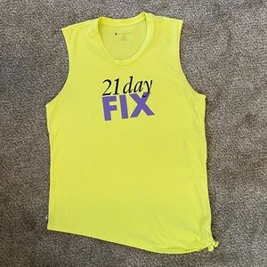 Yellow 21 Day Fix Tank